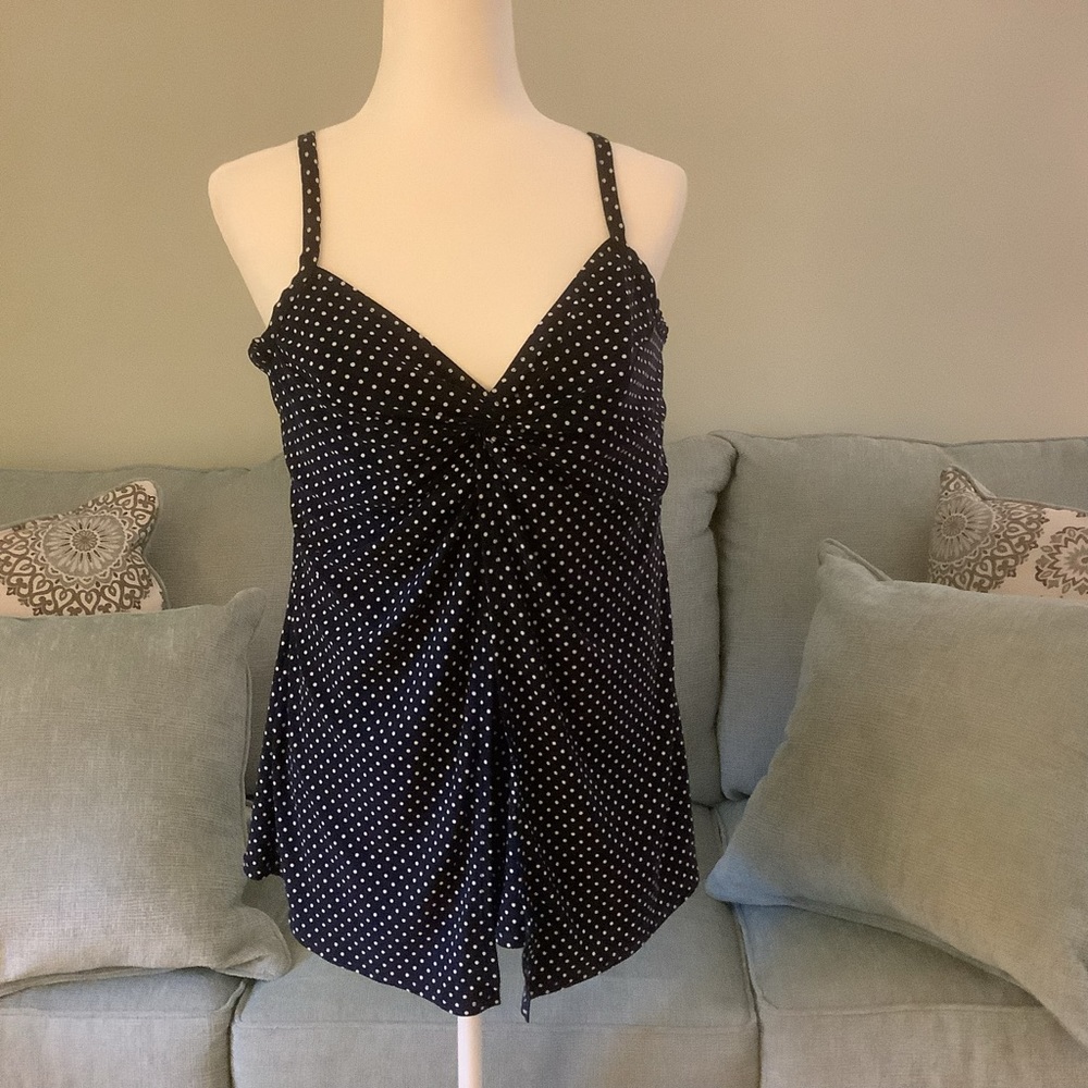 Miraclesuit Polka Dot, Love Knot top